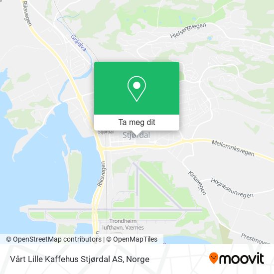 Vårt Lille Kaffehus Stjørdal AS kart