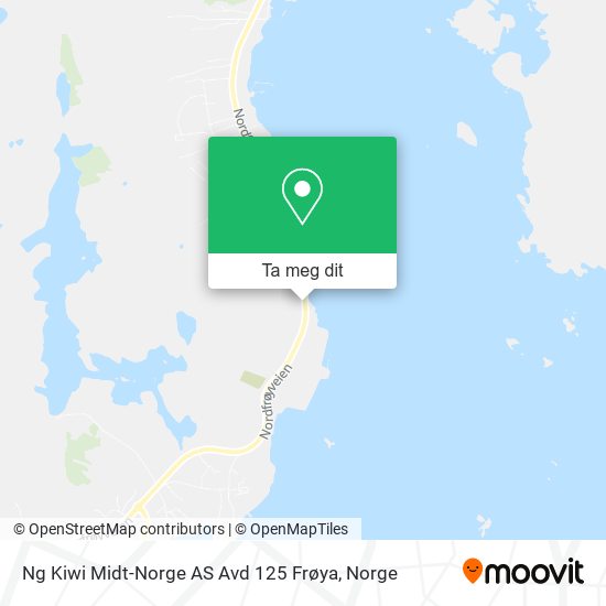 Ng Kiwi Midt-Norge AS Avd 125 Frøya kart
