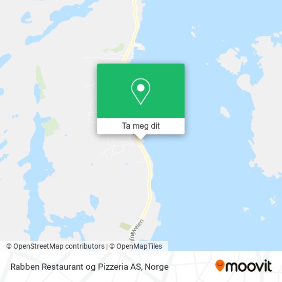 Rabben Restaurant og Pizzeria AS kart
