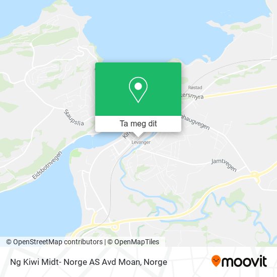 Ng Kiwi Midt- Norge AS Avd Moan kart