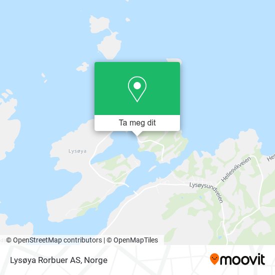 Lysøya Rorbuer AS kart