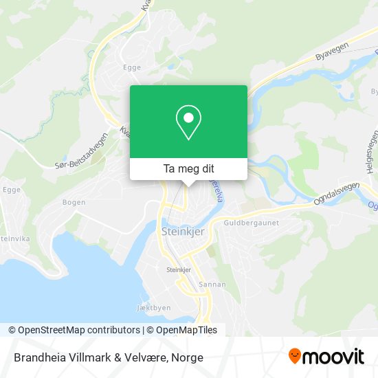 Brandheia Villmark & Velvære kart