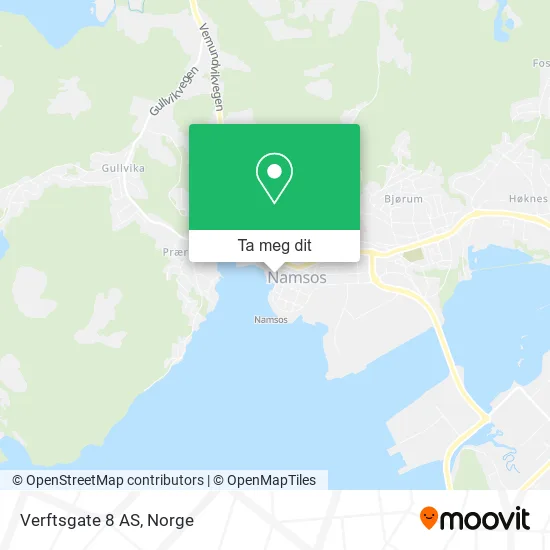 Verftsgate 8 AS kart