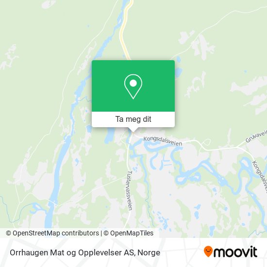 Orrhaugen Mat og Opplevelser AS kart