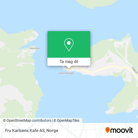 Fru Karlsens Kafe AS kart