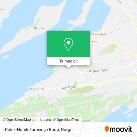 Polsk-Norsk Forening i Bodø kart