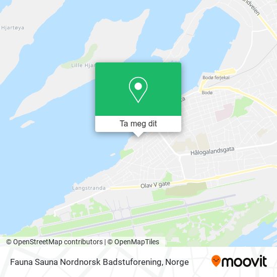 Fauna Sauna Nordnorsk Badstuforening kart