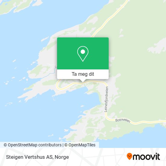 Steigen Vertshus AS kart