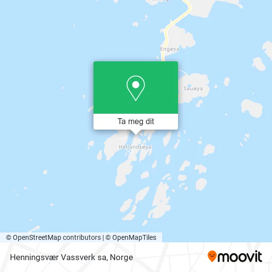 Henningsvær Vassverk sa kart