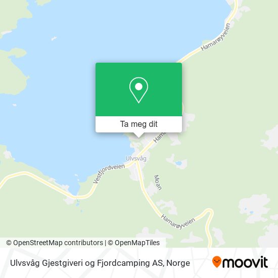 Ulvsvåg Gjestgiveri og Fjordcamping AS kart
