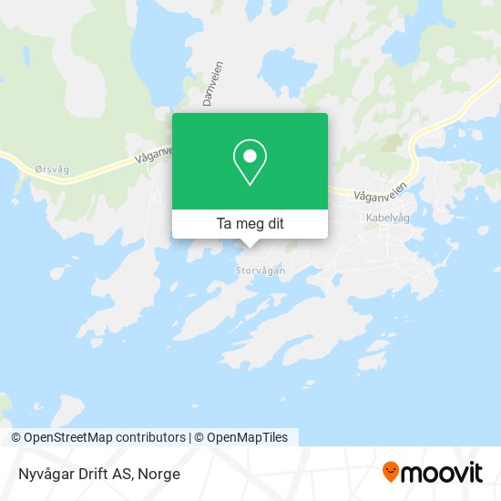 Nyvågar Drift AS kart