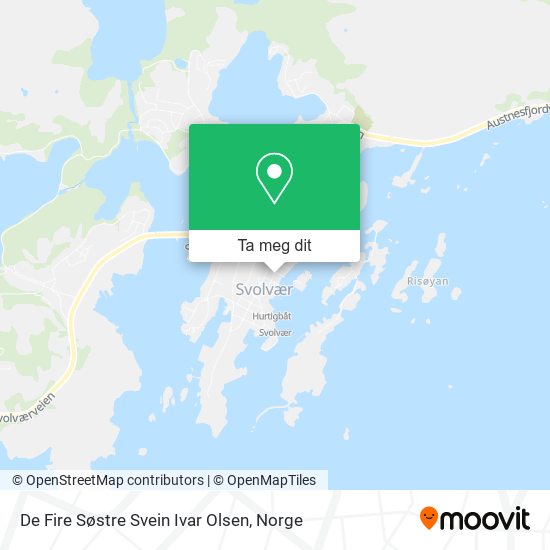 De Fire Søstre Svein Ivar Olsen kart