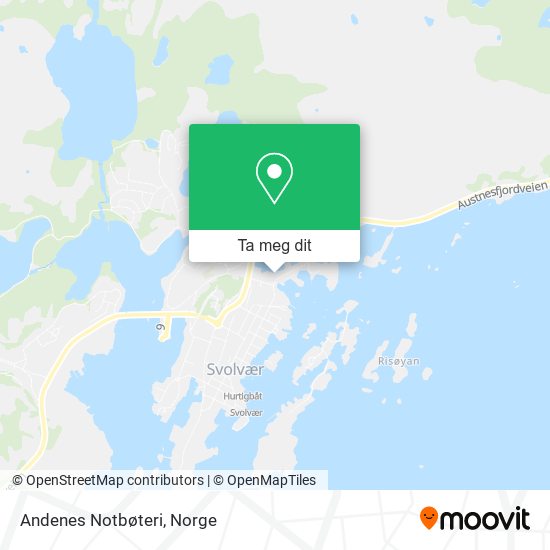 Andenes Notbøteri kart