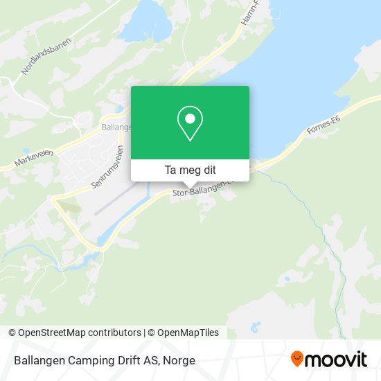 Ballangen Camping Drift AS kart