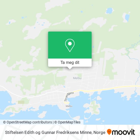Stiftelsen Edith og Gunnar Fredriksens Minne kart