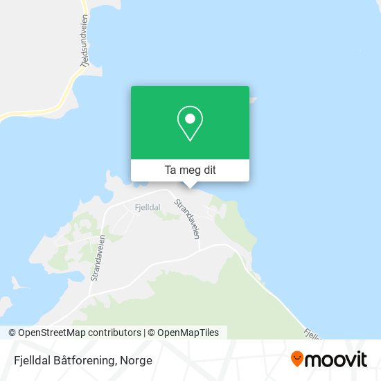 Fjelldal Båtforening kart