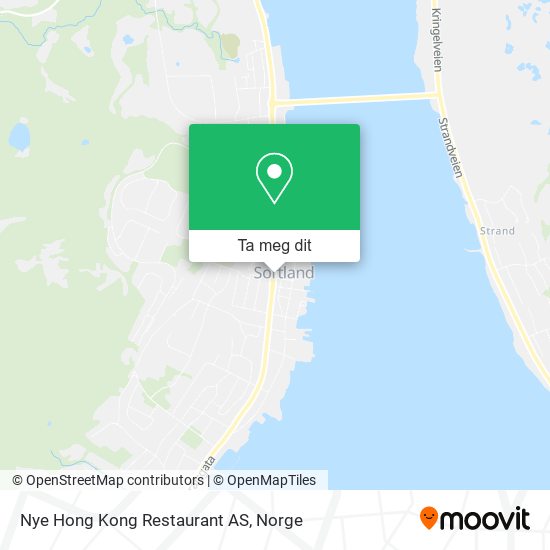 Nye Hong Kong Restaurant AS kart