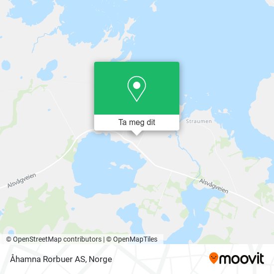 Åhamna Rorbuer AS kart