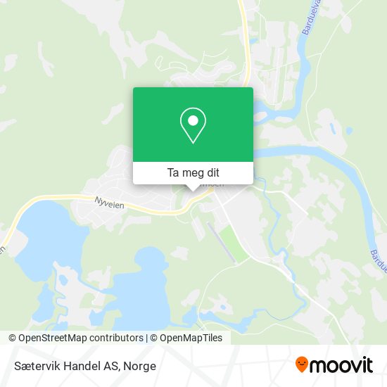Sætervik Handel AS kart