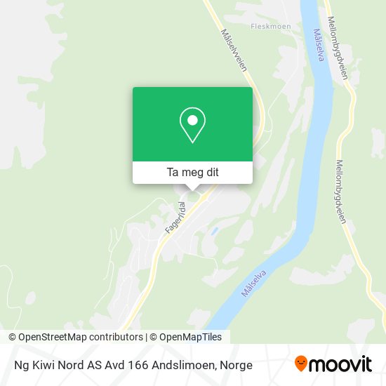 Ng Kiwi Nord AS Avd 166 Andslimoen kart