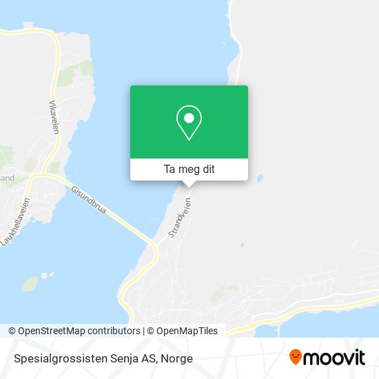 Spesialgrossisten Senja AS kart