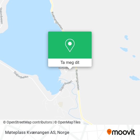 Møteplass Kvænangen AS kart