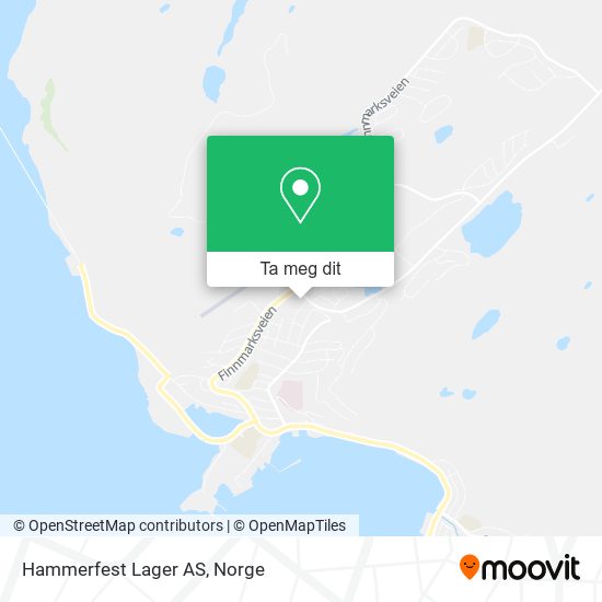 Hammerfest Lager AS kart