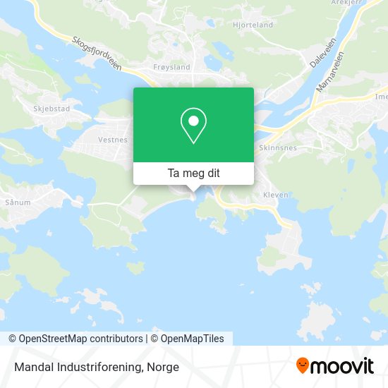 Mandal Industriforening kart