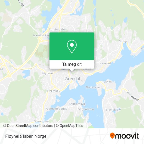 Fløyheia Isbar kart