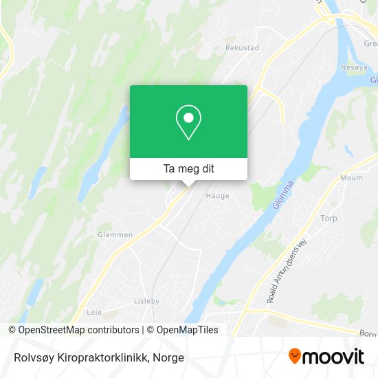Rolvsøy Kiropraktorklinikk kart