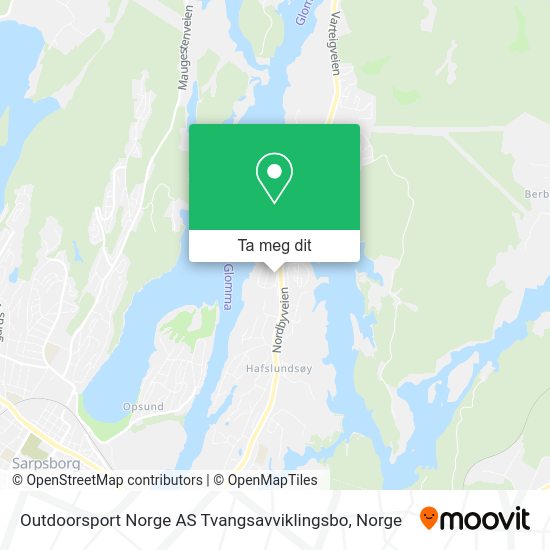 Outdoorsport Norge AS Tvangsavviklingsbo kart