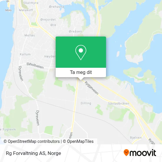 Rg Forvaltning AS kart