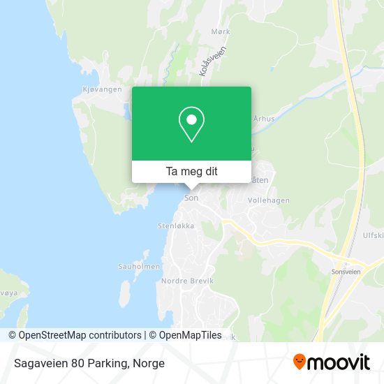 Sagaveien 80 Parking kart