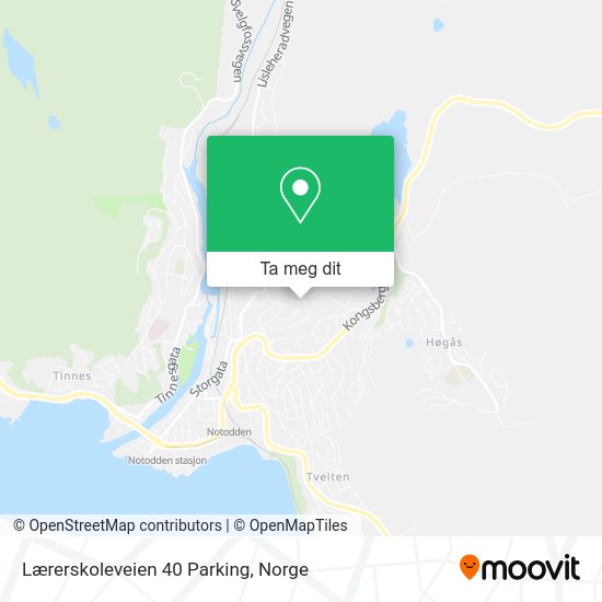 Lærerskoleveien 40 Parking kart