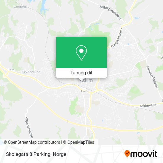 Skolegata 8 Parking kart