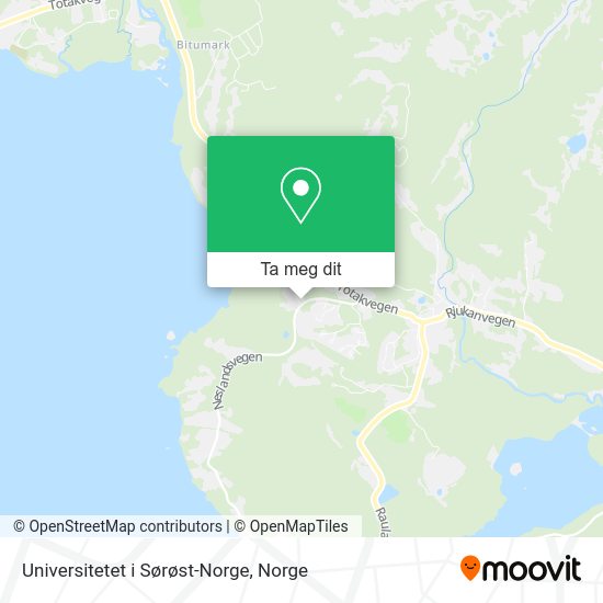 Universitetet i Sørøst-Norge kart