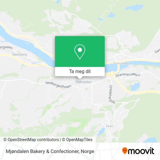 Mjøndalen Bakery & Confectioner kart