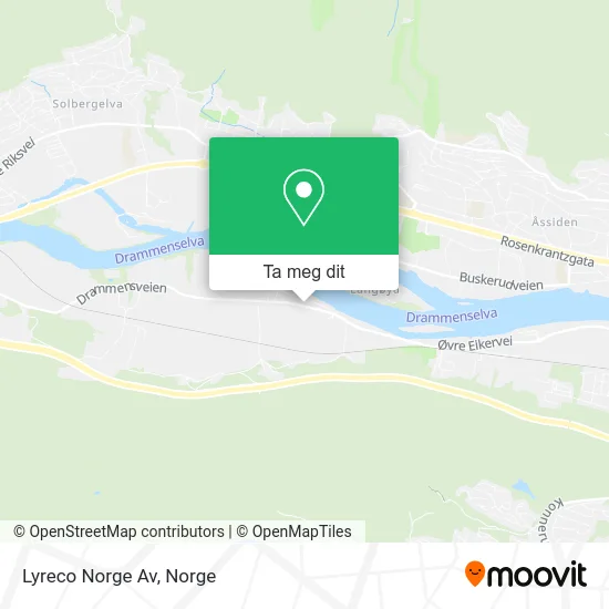 Lyreco Norge Av kart