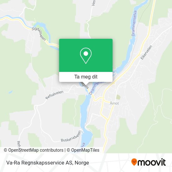 Va-Ra Regnskapsservice AS kart