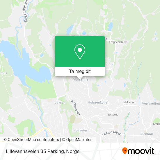 Lillevannsveien 35 Parking kart