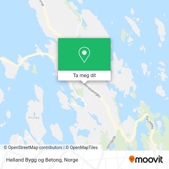 Helland Bygg og Betong kart