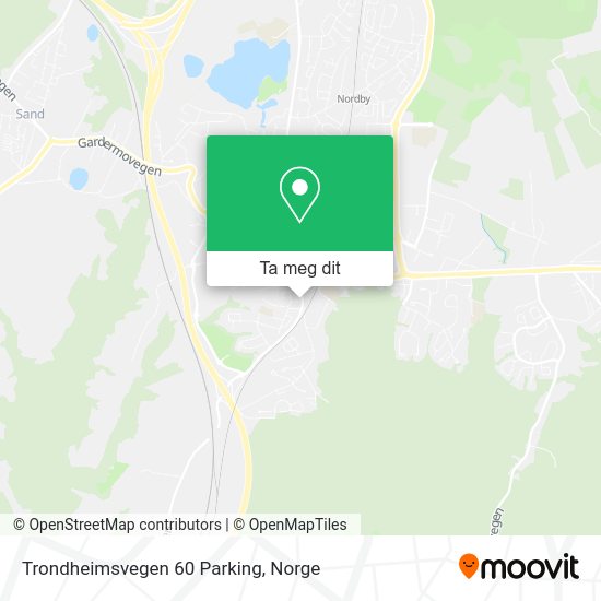 Trondheimsvegen 60 Parking kart