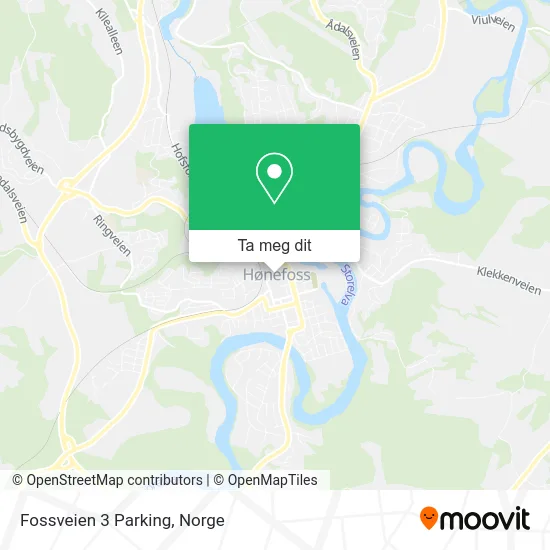 Fossveien 3 Parking kart