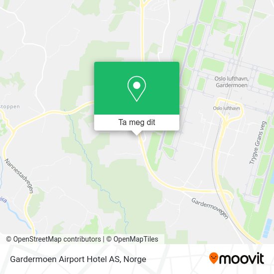 Gardermoen Airport Hotel AS kart