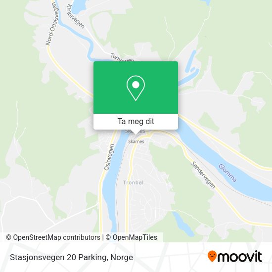 Stasjonsvegen 20 Parking kart