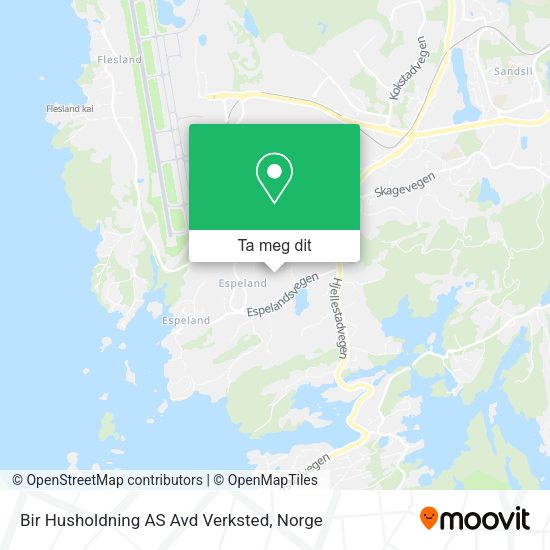 Bir Husholdning AS Avd Verksted kart