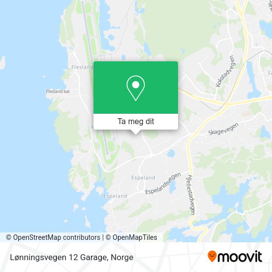 Lønningsvegen 12 Garage kart