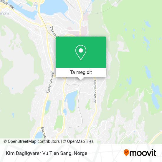 Kim Dagligvarer Vu Tien Sang kart