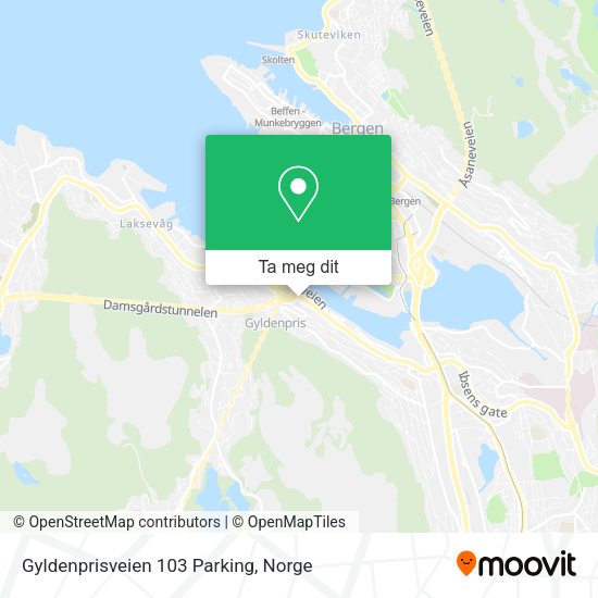 Gyldenprisveien 103 Parking kart