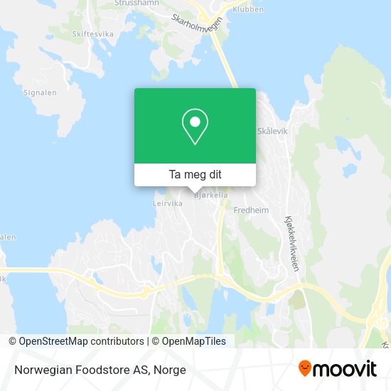 Norwegian Foodstore AS kart